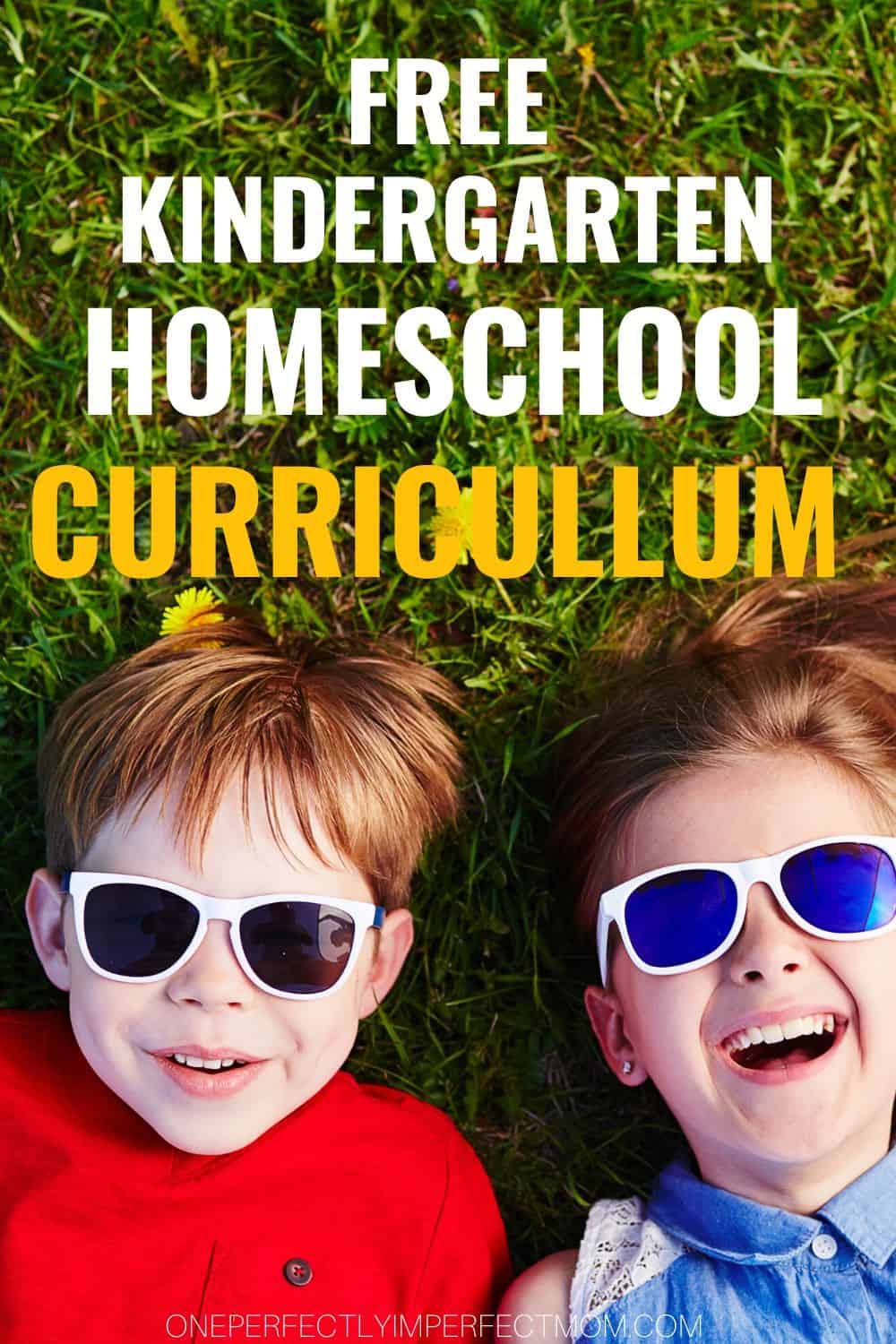 free kindergarten curriculum for toddlers