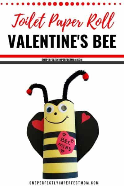 toilet paper roll valentines bee